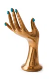Ambelier Cepheus Vase With Turquoise In Brown
