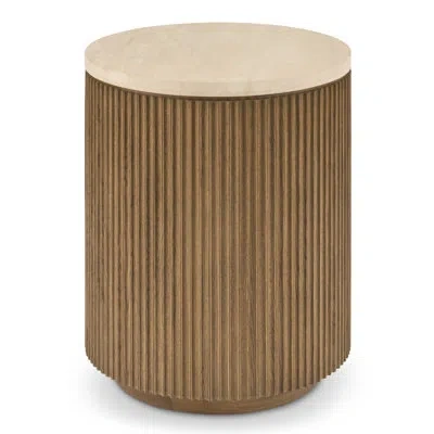 Ambella Addison Drum Table In Oak