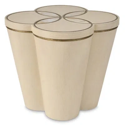 Ambella Anastasia Accent Table In Ivory