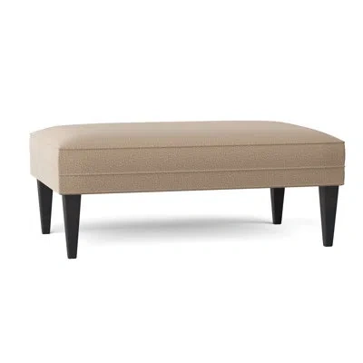 Ambella Aperitif Upholstered Bench In Maya Wheat,espresso