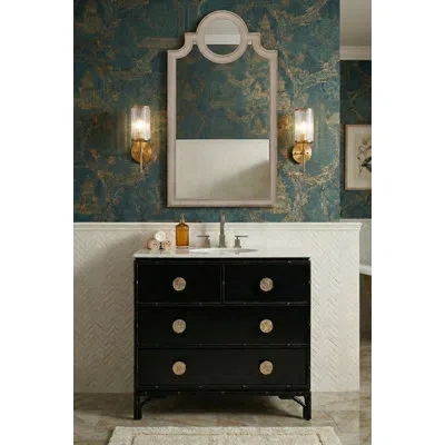 Ambella Bamboo 38" Single Bathroom Vanity Set