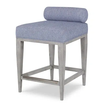 Ambella Banks Counter Stool In American Walnut,libby Linen