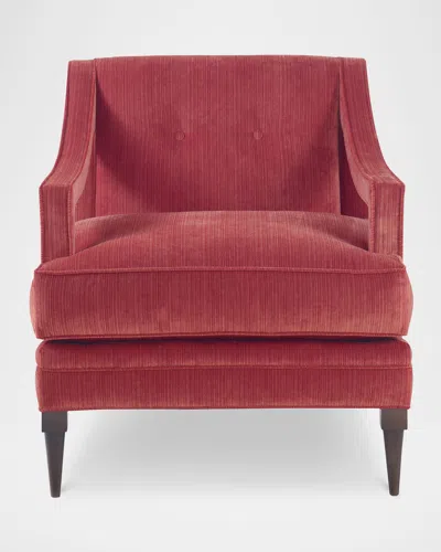 Ambella Blaze Chair In Red/orange