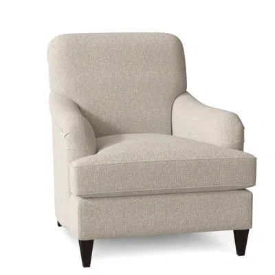 Ambella Bristol Armchair In American Walnut,libby Linen