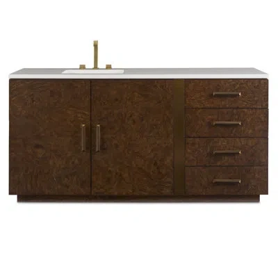 Ambella Brussels Sink Chest In Medium Brown