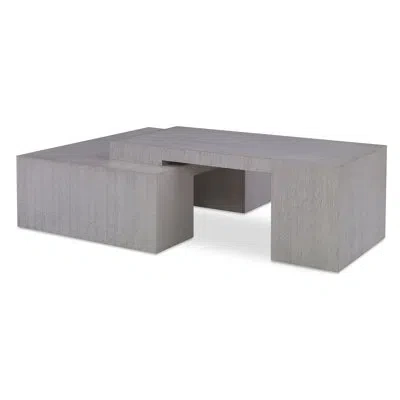 Ambella Building Block Cocktail Table In Weathered Ivory