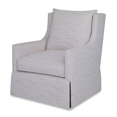 Ambella Callum Swivel Chair - Skirted/swivel In Libby Linen