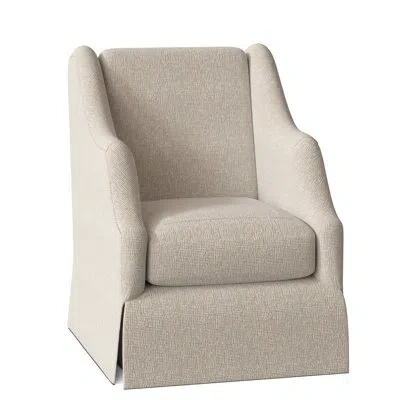 Ambella Claudette 27.5" Wide Down Cushion Armchair In Libby Linen