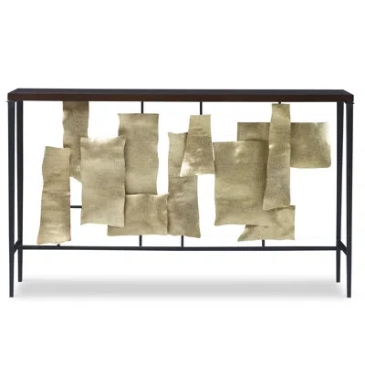 Ambella Collage 54'' Console Table In Walnut