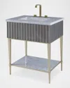 Ambella Corinth Sink Chest In Grey