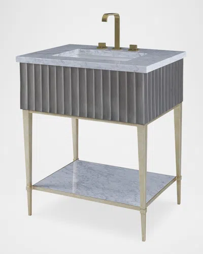 Ambella Corinth Sink Chest In Grey
