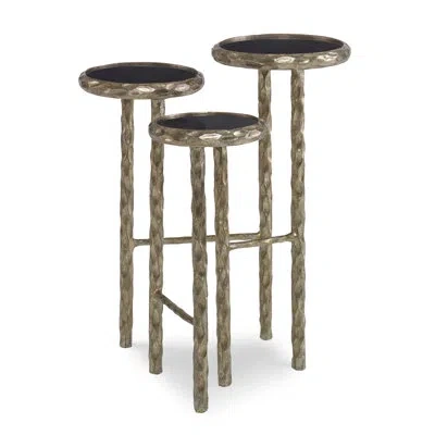 Ambella Genuine Marble End Table In Black