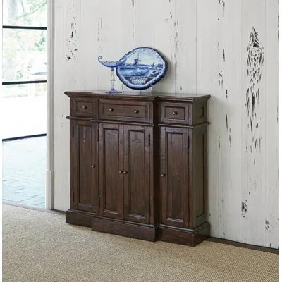 Ambella Lisbon 4 Door Accent Cabinet In Brown
