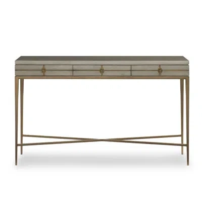 Ambella Longwood 48" Console Table In Warm Gray