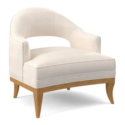 Ambella Mariposa 29'' Wide Armchair In Amber,sunny Linen