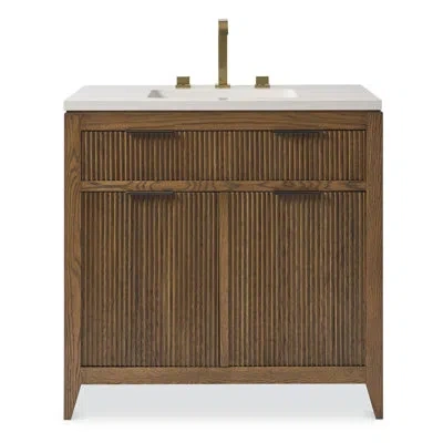 Ambella Owen Door Sink Chest In Light Brown