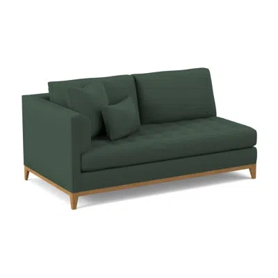 Ambella Paramount Sectional In Amber,stormy Emerald
