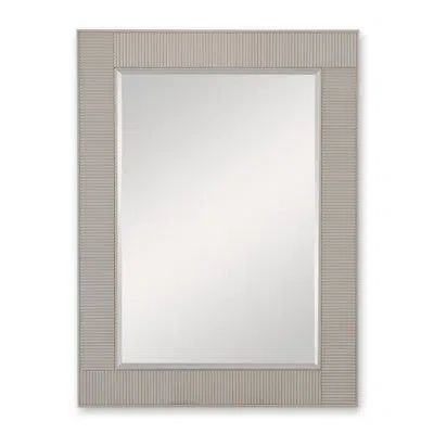 Ambella Reeded Accent Wall Mounted Mirror In Linen