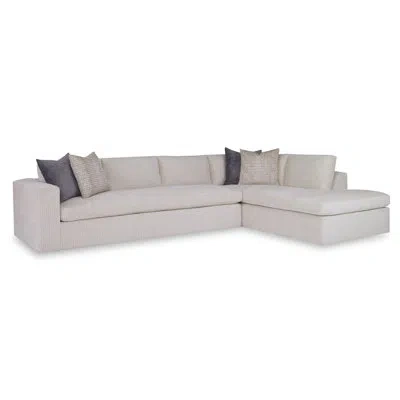 Ambella Retreat Sectional In Stormy Emerald