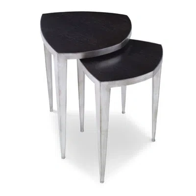Ambella Reuleaux 3 Legs Nesting Tables In Oak
