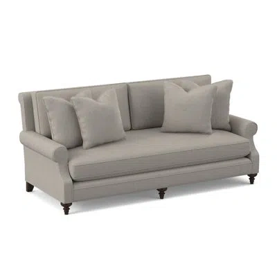 Ambella Sagamore Sofa - Bench Seat In American Walnut,libby Linen