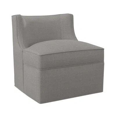 Ambella Social Butterfly Chair - Non-tufted - Swivel In Sunny Linen
