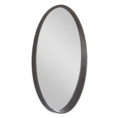 Ambella Voranado Orbit Modern & Contemporary Accent Mirror In Walnut