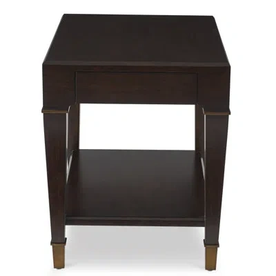 Ambella Whitehaven Rectangular End Table In Walnut