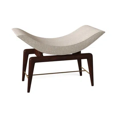 Ambella Wood Bench In Sunny Linen