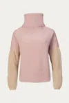 Amber Hards Joan Jumper In Pink Color Block In Multi