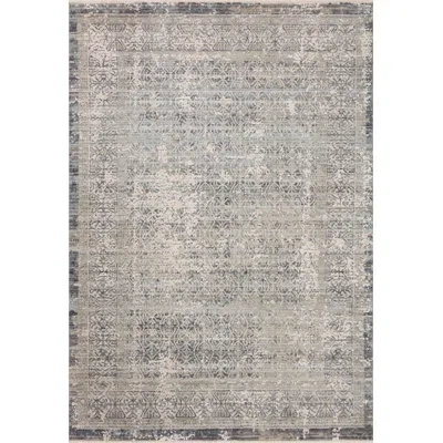 Amber Lewis X Loloi Alie Sky / Stone Area Rug In Gray