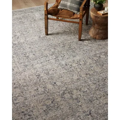 Amber Lewis X Loloi Alie Stone/mist Area Rug In Beige;ivory;gray
