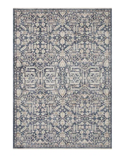 Amber Lewis X Loloi Amber Lewis Zuma Zum-02 Area Rug, 7'10 X 10' In Blue/ivory