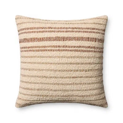 Amber Lewis X Loloi Atley Decorative Pillow In Pillow Cover Only - No Insert,natural,amber