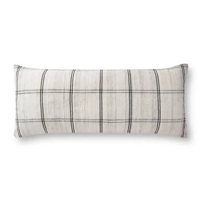 Amber Lewis X Loloi Bell Black / White Pillow In Pillow Cover Only - No Insert