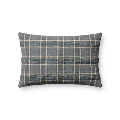 Amber Lewis X Loloi Golden Decorative Pillow In Blue,down Blend
