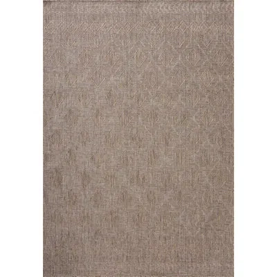 Amber Lewis X Loloi Indoor / Outdoor Topanga Natural / Mist Area Rug In Blue;beige