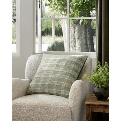 Amber Lewis X Loloi Madera Square Pillow Cover And Insert In Pillow Cover Only - No Insert