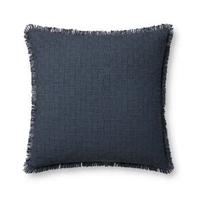 Amber Lewis X Loloi Meadowlark Pillow In Midnight,pillow Cover Only - No Insert