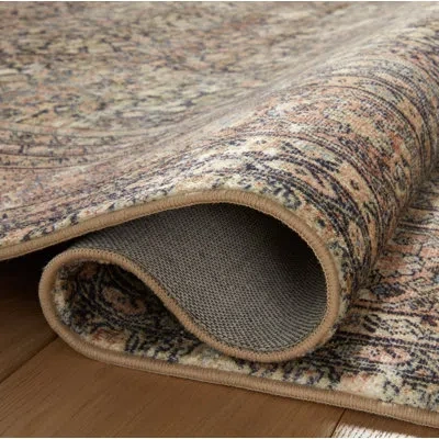 Amber Lewis X Loloi Morgan Denim / Multi Area Rug In Blue;brown