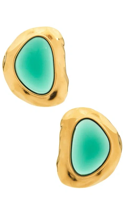 Amber Sceats Beckett Earrings In Gold