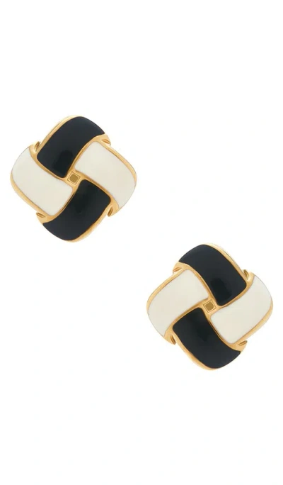 Amber Sceats Caraquet Earrings In Gold