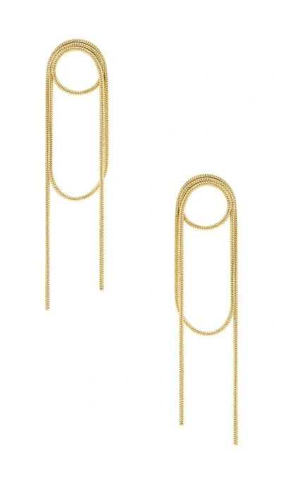 Amber Sceats Fletcher Earrings In Gold