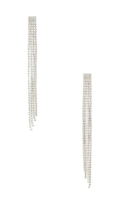 Amber Sceats Jordana Drop Earrings In Silver