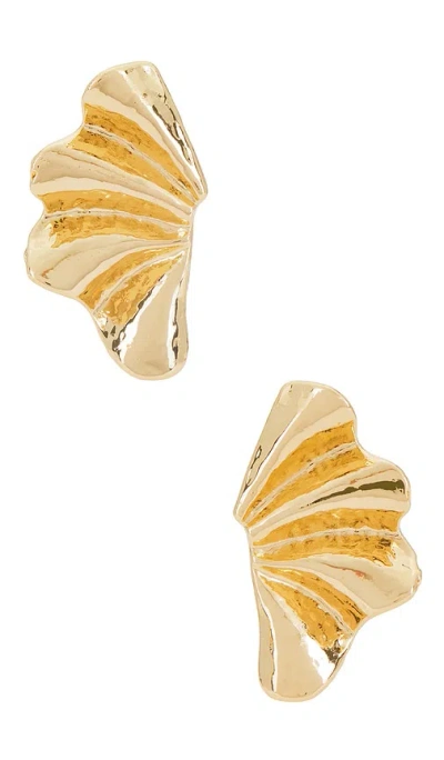 Amber Sceats Luca Earrings In Gold