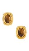 Amber Sceats Miles Earrings In 金色