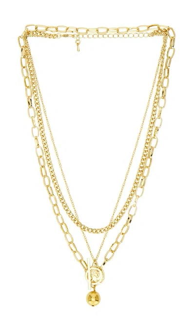 Amber Sceats Villosa Necklace In Gold