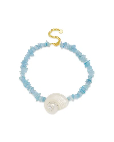 Amber Sceats Women's Blue / White Cassis Necklace In Blue/white