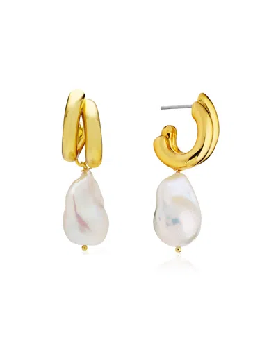Amber Sceats Women's Gold Abalos Earrings