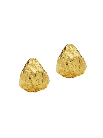 Amber Sceats Women's Zagora Grande Florie 24k-gold-plated Hoop Earrings